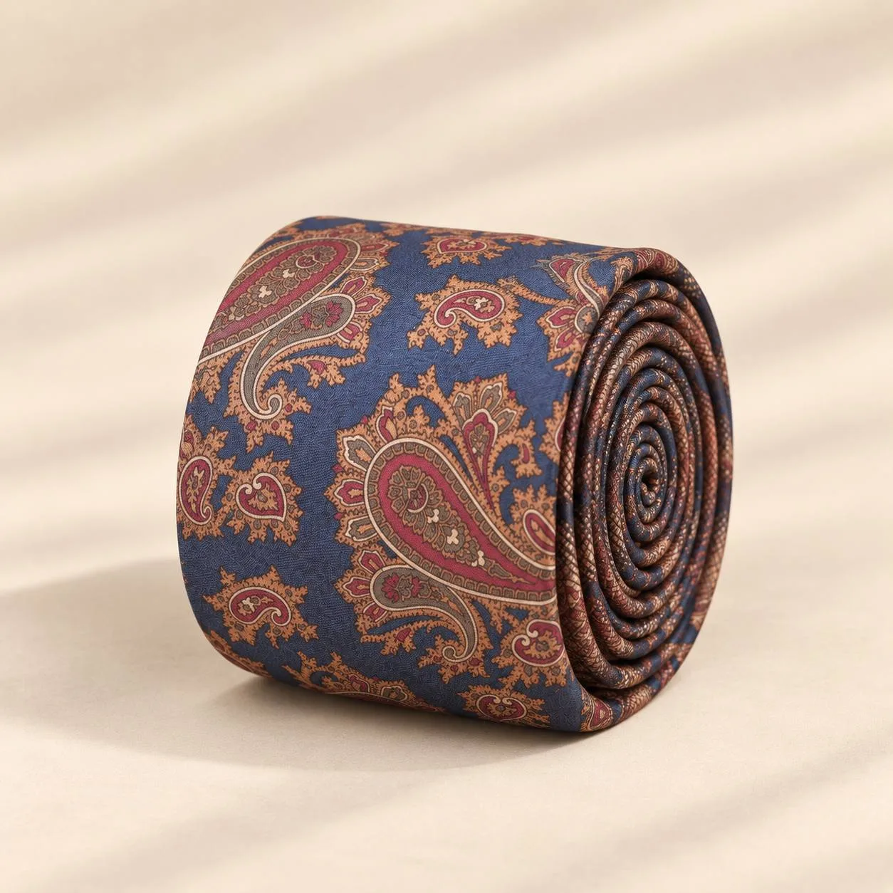 Paisley Print Silk Tie